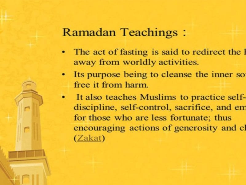 What is the purpose of ramadan 